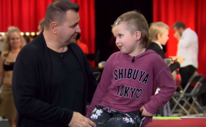 Sedmogodišnja Emina oduševila Šveđane u talent showu, nastup posvetila ocu