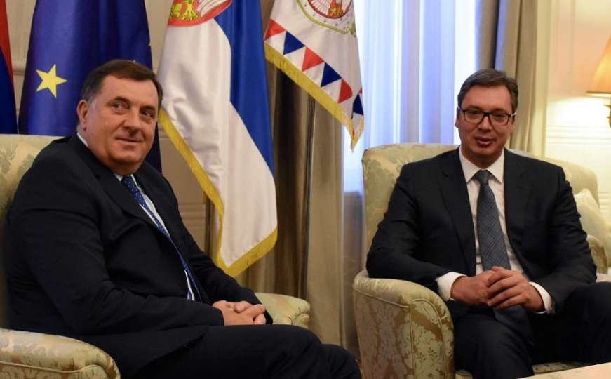 Sastanak Dodika i Vučića o unapređenju odnosa Srbije i RS-a
