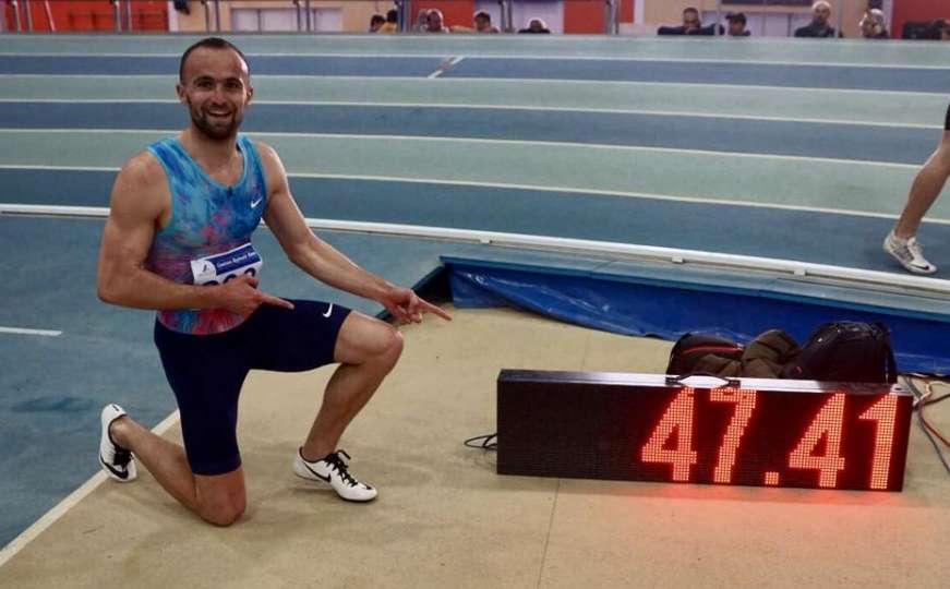 Amel Tuka sjajnim nastupom srušio rekord BiH u utrci na 400 metara