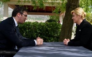 Kolinda Grabar-Kitarović pozvala Vučića u zvaničnu posjetu Hrvatskoj