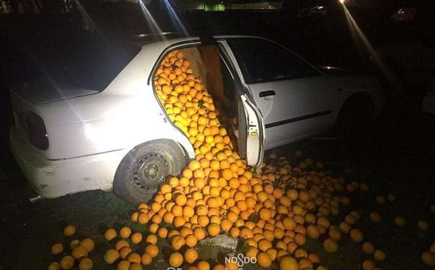 Ukrali 4,4 tone narandži i ugurali ih u dva automobila