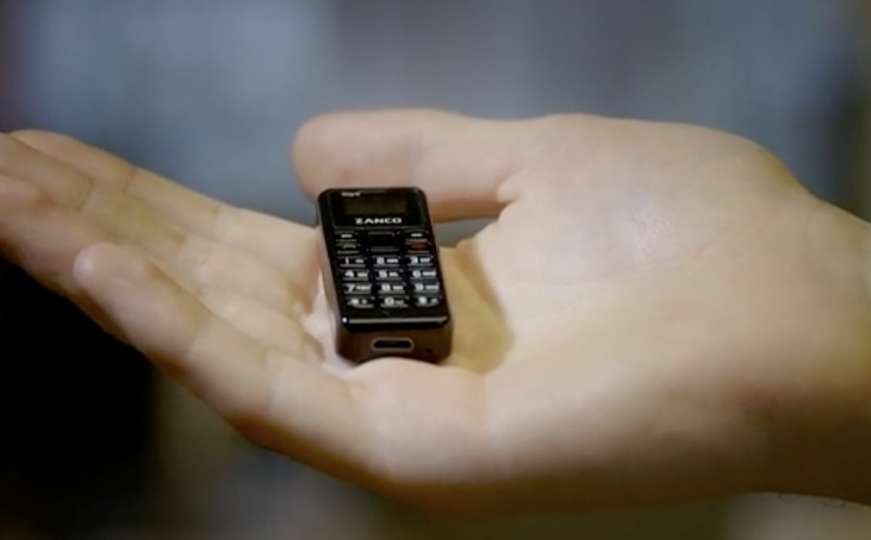 Britanska kompanija Zanco napravila najmanji mobitel na svijetu