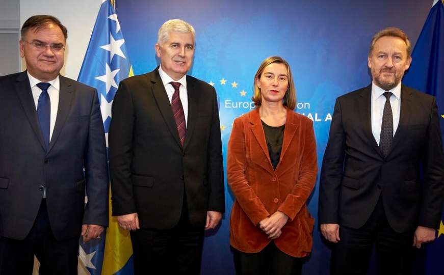 Mogherini s članovima Predsjedništva BiH: Hitno reformirati izborno zakonodavstvo