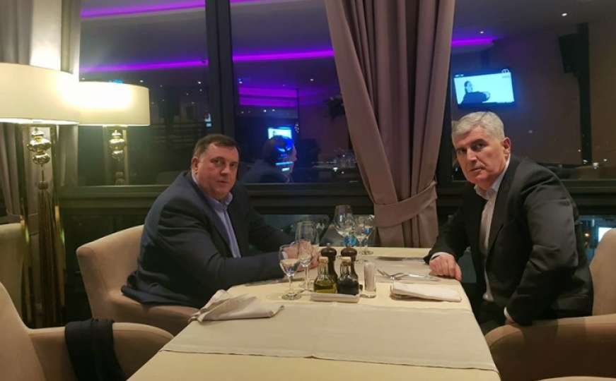 Dodik i Čović na neformalnom sastanku u Banjoj Luci razgovarali o Izbornom zakonu