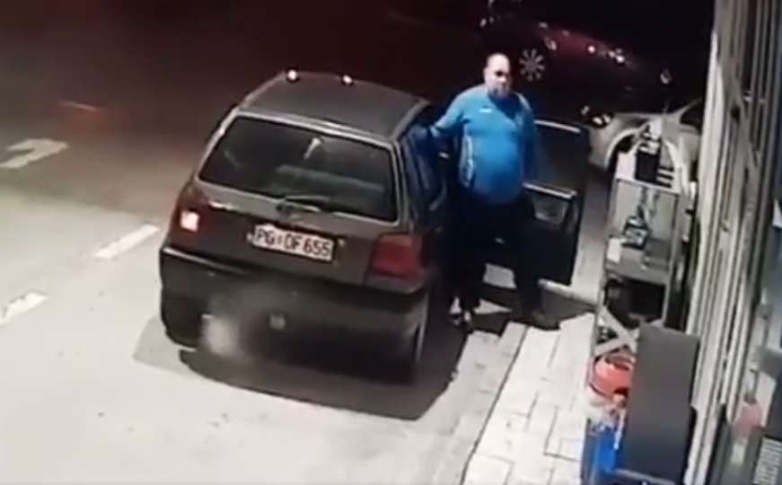 Podgorica: Krao na benzinskoj pumpi, a nije vidio nadzorne kamere