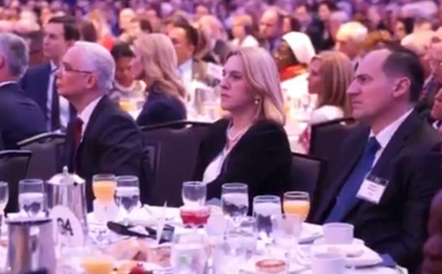 Molitveni doručak: Trump objavio video na kojem se vidi Željka Cvijanović