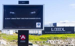 Audi protiv BMW-a: Rat bilbordima sa sugestivnim porukama