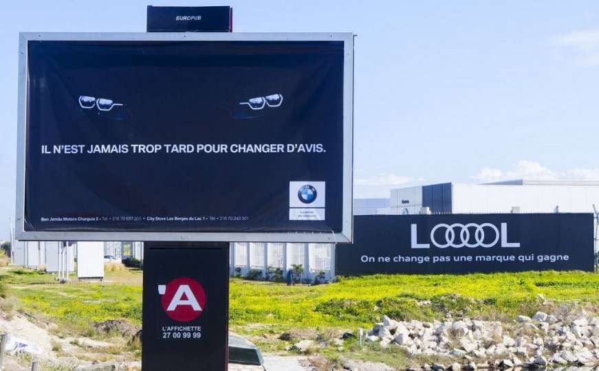 Audi protiv BMW-a: Rat bilbordima sa sugestivnim porukama