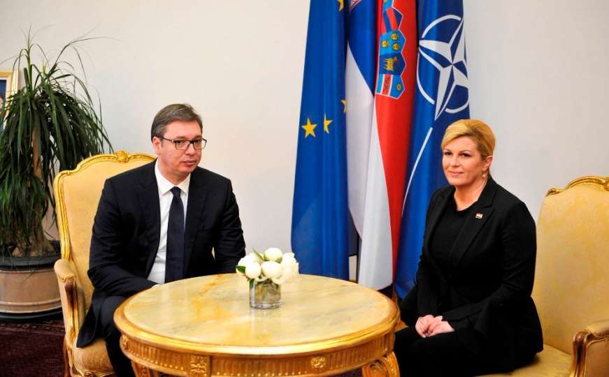Vučić sa Grabar Kitarović: Želimo da Srbi i Hrvati imaju dobar odnos s Bošnjacima