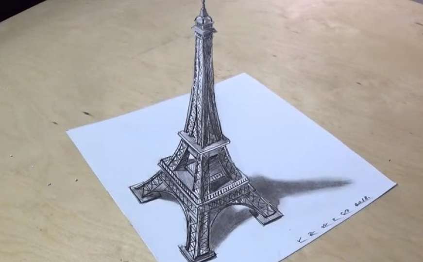 Majstor iluzije: 3D Ajfelov toranj koji to nije 