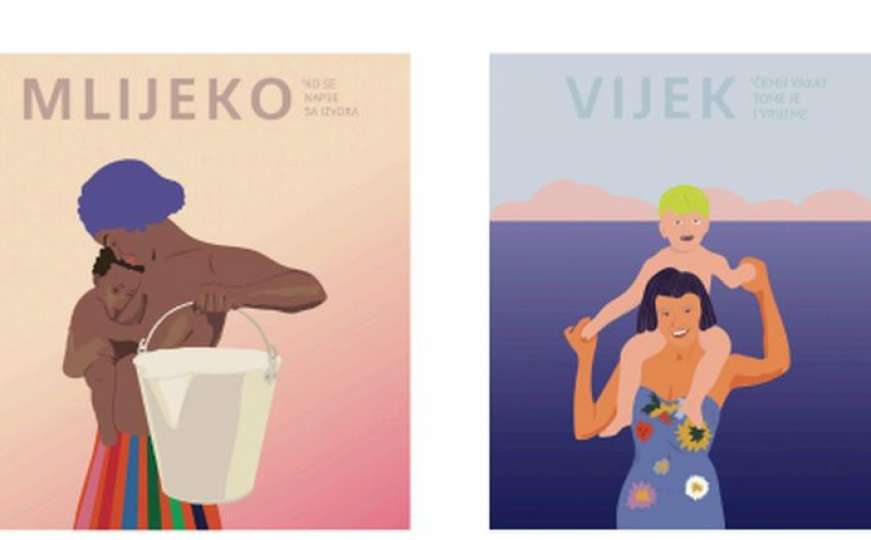 Mlada sarajevska umjetnica napravila seriju plakata koji veličaju dojke i dojenje