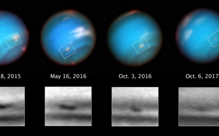 Teleskop Hubble zabilježio mračnu oluju na Neptunu
