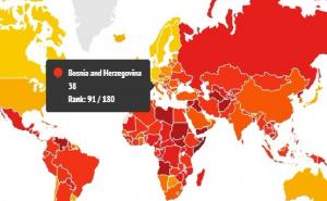 Neslavni spisak: BiH među najkorumpiranijim zemljama na svijetu 