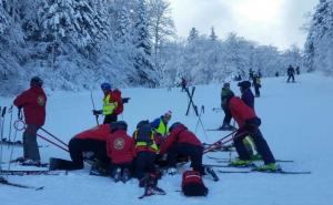 Mlađi muškarac zarobljen na Igmanu, u toku akcija spašavanja 