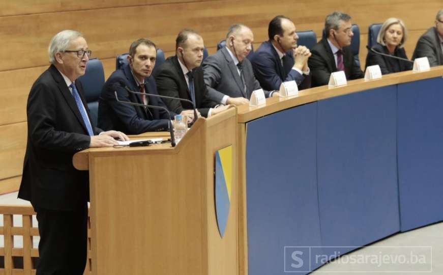 Juncker u Parlamentu BiH: Nacionalizam je mržnja drugih, to je otrov