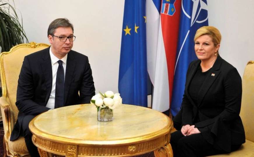 Aleksandar Vučić i Kolinda Grabar Kitarović u utorak u Mostaru