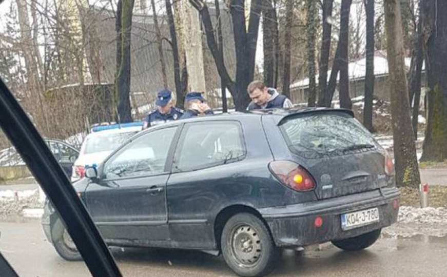 Sudar u centru Banja Luke: Vozilom se zabio u policijski automobil
