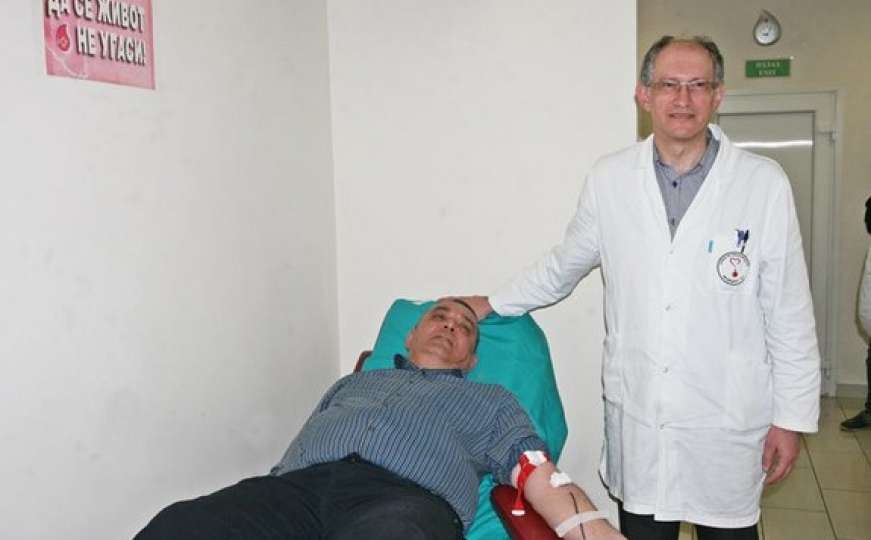 Imao sam veću tremu nego prvi put: Trebinjac Branislav darovao krv stoti put