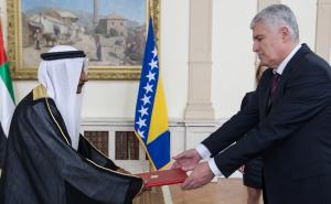 Europski put nema alternativu: Čović primio novoimenovanog ambasadora UAE-a