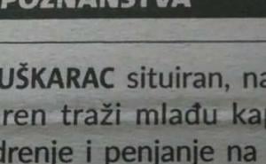 Muškarac traži kapetanicu