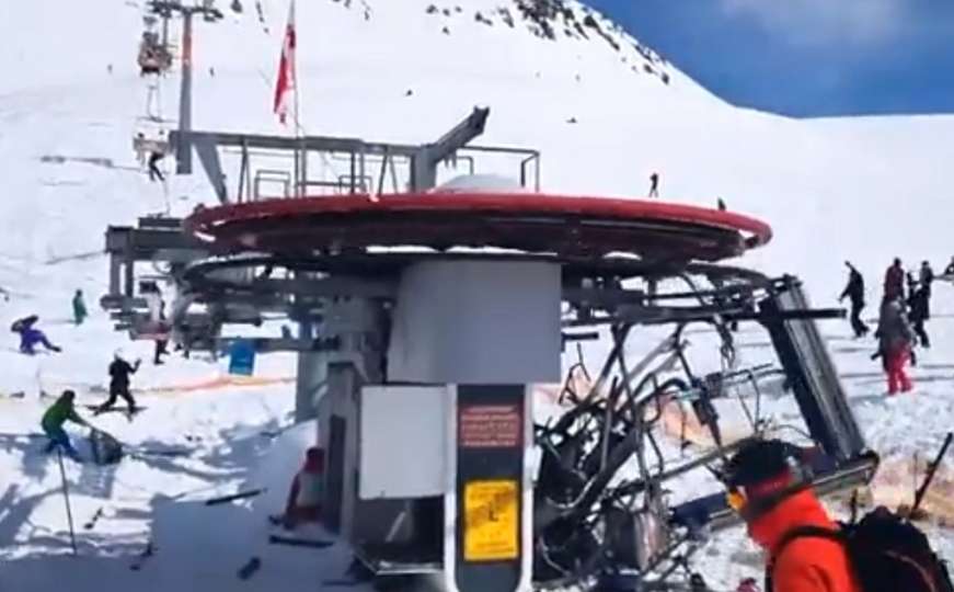 Haos u zimovalištu: Pogledajte kako su skijaši ispadali iz pokvarene žičare