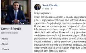 Efendić: Ovo je teška situacija za mene, spreman sam na svaku odgovornost