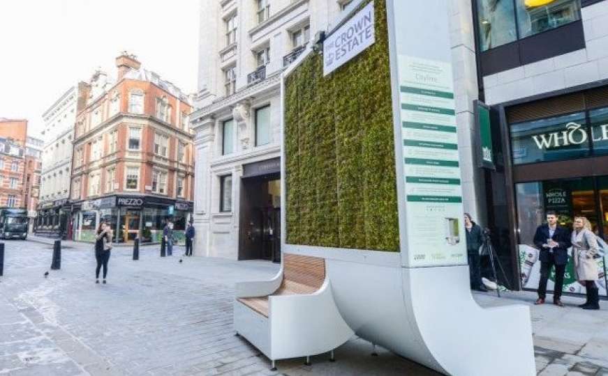 U Londonu postavljene "zelene klupe" koje upijaju smog