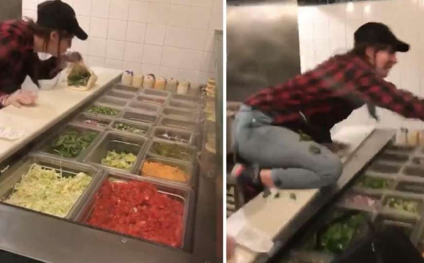 Radnica u kanadskom lancu brze hrane pljunula u sendvič i bacala hranu
