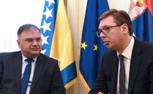 Vučić primio Ivanića: Dobri odnosi Srbijе i BiH od suštinskog značaja za mir