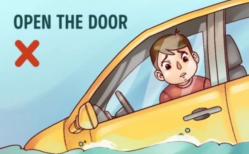 Kako se spasiti iz automobila koje tone