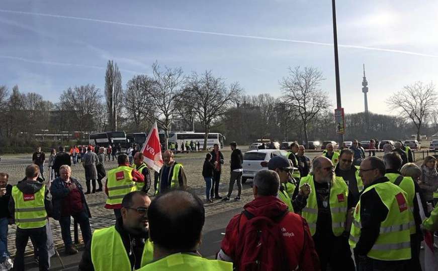 Štrajk u javnom sektoru paralizirao aerodrome i gradove u Njemačkoj