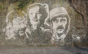 Pavle Vujisić, Mustafa Nadarević i Boris Dvornik osvanuli na muralu u Brčkom
