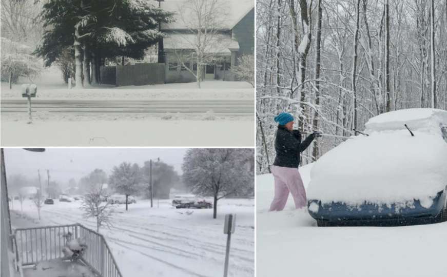 Apokaliptično proljeće u SAD-u: Snijeg i grad poharali gradove, troje poginulih