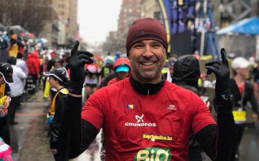 Boston: Sarajlija Tomislav Cvitanušić istrčao najstariji svjetski maraton