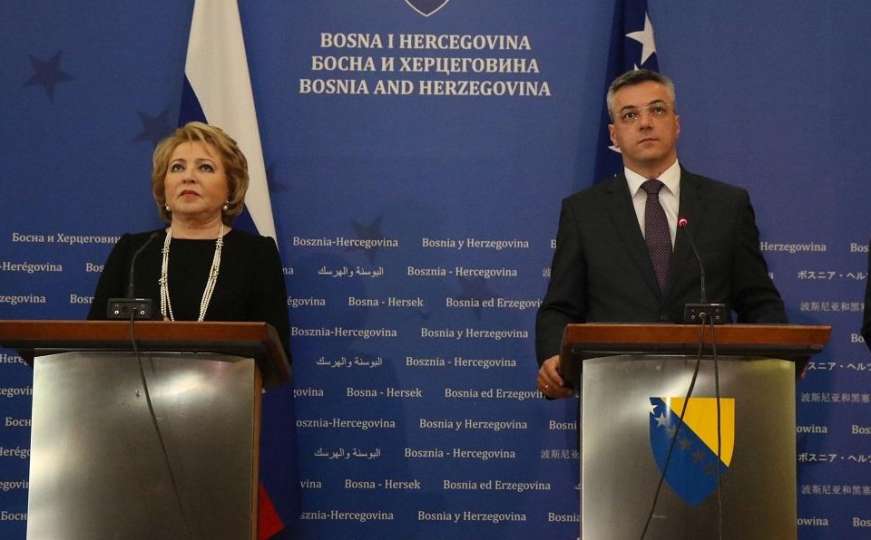 Ognjen Tadić i Valentina Matviyenko: BiH je važan partner Rusije na Balkanu  