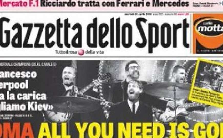 Džeko loptu zamijenio gitarom i postao Beatles: Roma, All You Need Is Goal