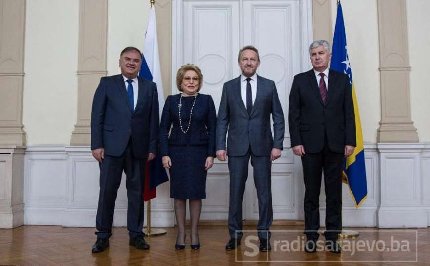 Matviyenko u Predsjedništvu: Rusija poštuje put BiH ka Europskoj uniji