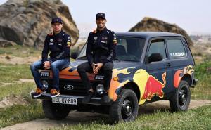 Terenski Red Bull: Max Verstappen i Daniel Ricciardo trkali se u Ladi Nivi