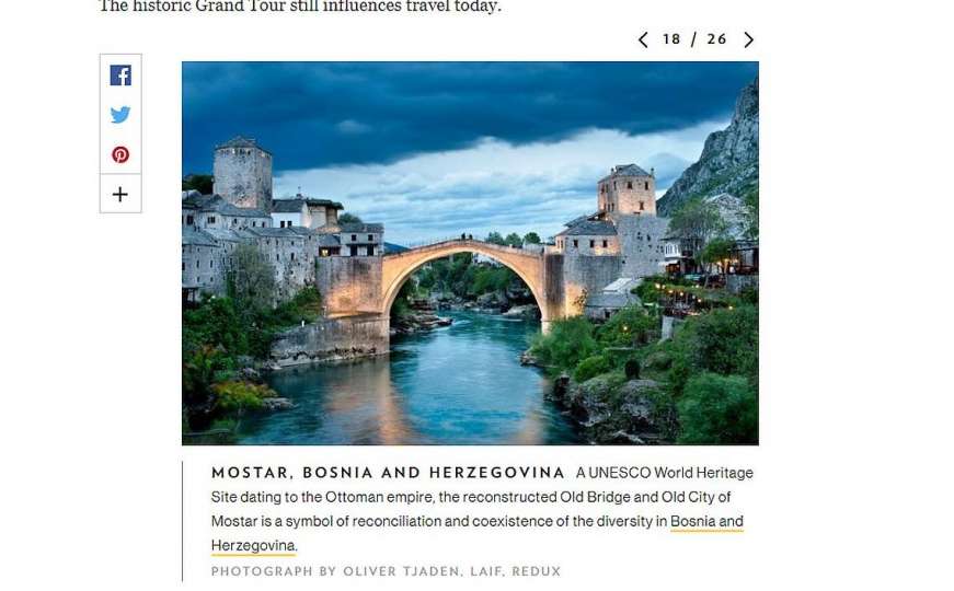 National Geographic: Mostar među 25 europskih gradova "ikona" koje morate posjetiti