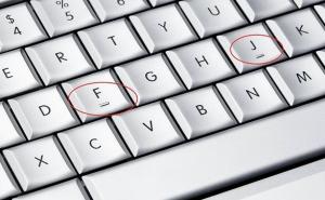 Znate li zašto su tipke F i J drugačije od ostalih na tastaturi