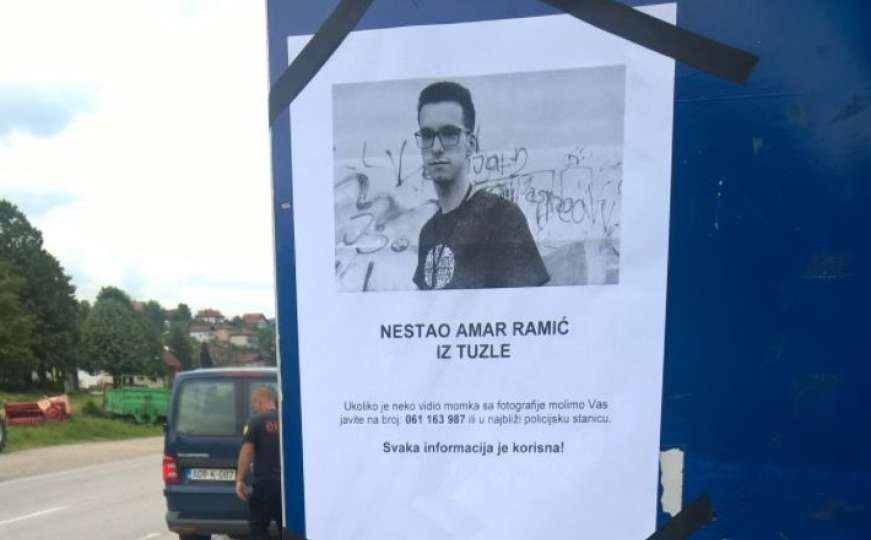 Nestali mladić Amar Ramić iz Tuzle još nije pronađen