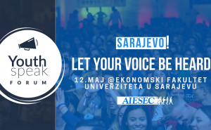 Youth Speak Forum u Sarajevu: Poziv mladima za učešće na konferenciji