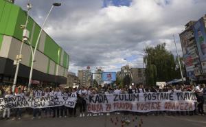 Zenica: Stotine građana na šetnji za Davida Dragičevića i Dženana Memića