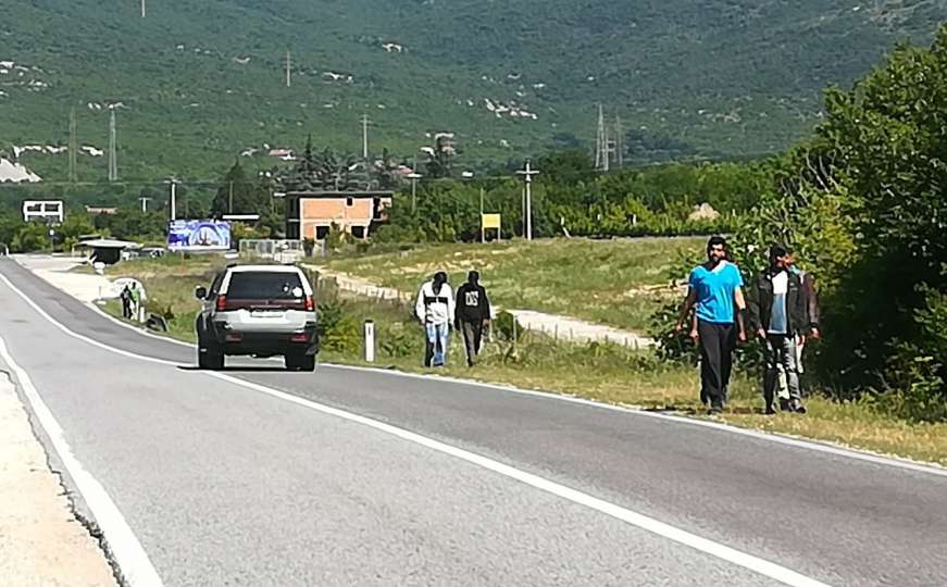 Zabilježeno kod Mostara: Migranti se kreću magistralom 