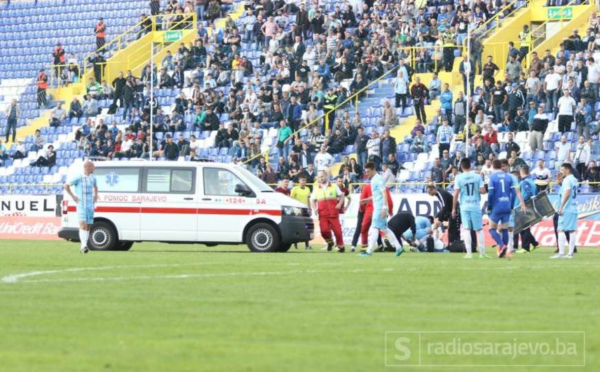 Stravična povreda Ramovića na kraju utakmice, hitna morala intervenirati