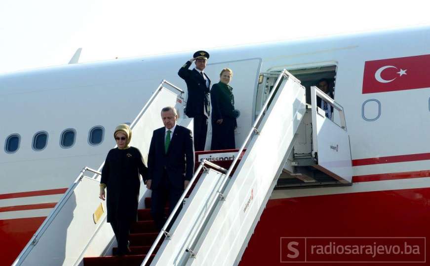 Predsjednik Turske Recep Tayyip Erdogan stigao u Sarajevo