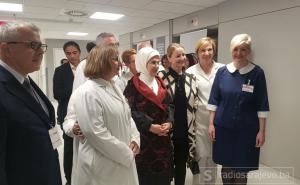 Emine Erdogan sa Sebijom Izetbegović otvorila novu Kliniku za hematologiju