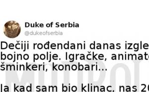 Kako su nekad izgledali dječiji rođendani, a kako izgledaju danas...