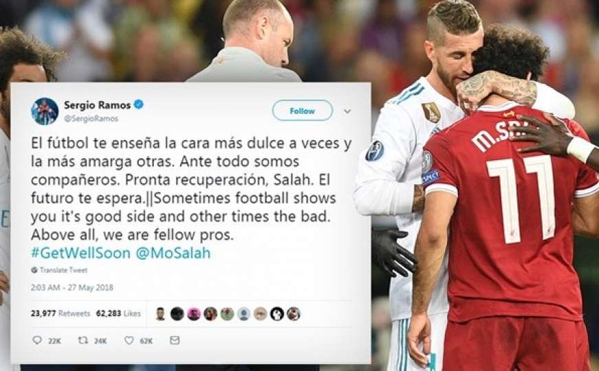 Ramos poslao poruku povrijeđenom Salahu
