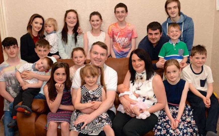 Britanski bračni par uskoro će dobiti 21. dijete